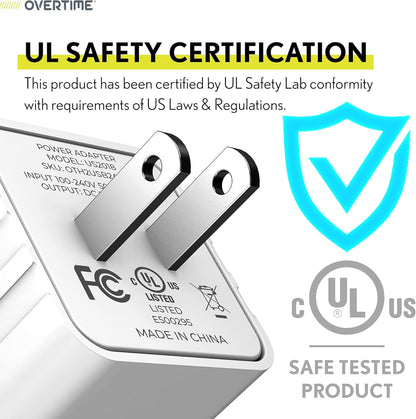 Iphone Charger,  Apple Mfi Certified 4Ft Lightning USB Cables with Dual Port Wall & Car Charger Adapter for Iphone 11 Pro Max X Xs XR 8 7 6S 5 SE, Ipad Pro Air Mini - White